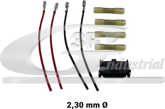 3RG 30205 - Ремкомплект кабеля, реле вентилятора салона autosila-amz.com