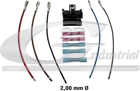 3RG 30212 - Ремкомплект кабеля, реле вентилятора салона autosila-amz.com