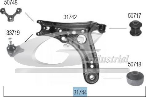 3RG 31744 - Рычаг подвески колеса autosila-amz.com