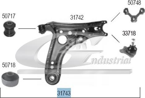 3RG 31743 - Рычаг подвески колеса autosila-amz.com