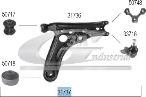 3RG 31737 - Рычаг подвески колеса autosila-amz.com