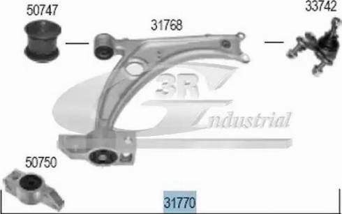 3RG 31770 - Рычаг подвески колеса autosila-amz.com