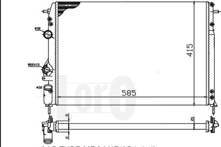 ABAKUS 042-017-0005 - Радиатор, охлаждение двигателя autosila-amz.com