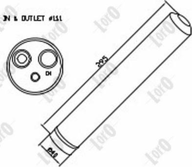 ABAKUS 054-021-0006 - Осушитель, кондиционер autosila-amz.com