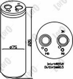 ABAKUS 053-021-0003 - Осушитель, кондиционер autosila-amz.com