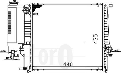 ABAKUS 004-017-0016-X - Радиатор, охлаждение двигателя autosila-amz.com