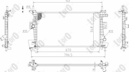 ABAKUS 017-017-0056-B - Радиатор, охлаждение двигателя autosila-amz.com