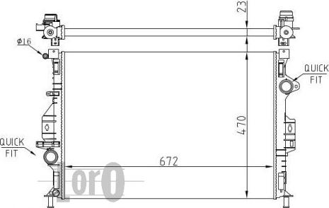 ABAKUS 017-017-0050 - Радиатор, охлаждение двигателя autosila-amz.com