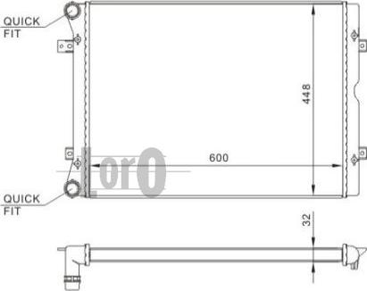 ABAKUS 017-017-0019 - Радиатор, охлаждение двигателя autosila-amz.com