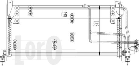 ABAKUS 037-016-0004 - Конденсатор кондиционера autosila-amz.com