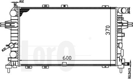 ABAKUS 037-017-0047-B - Радиатор, охлаждение двигателя autosila-amz.com