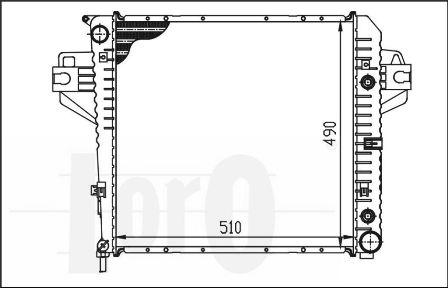 ABAKUS 023-017-0005-B - Радиатор, охлаждение двигателя autosila-amz.com