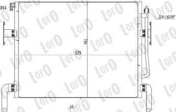 ABAKUS T16-04-002 - Конденсатор кондиционера autosila-amz.com