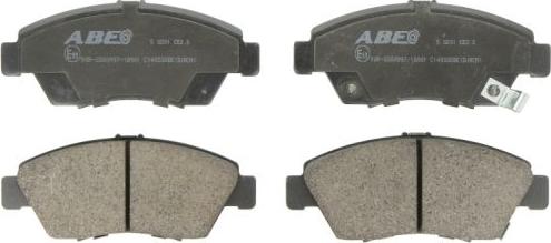 ABE C14033ABE - Тормозные колодки, дисковые, комплект autosila-amz.com