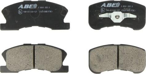 ABE C16013ABE - Тормозные колодки, дисковые, комплект autosila-amz.com