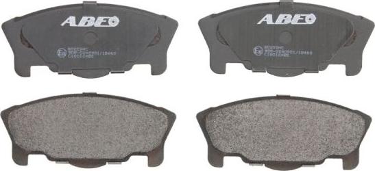 ABE C16012ABE - Тормозные колодки, дисковые, комплект autosila-amz.com