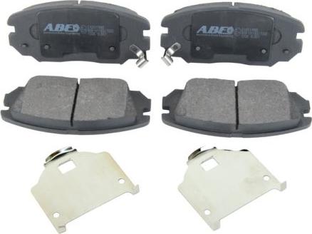 ABE C10517ABE - Тормозные колодки, дисковые, комплект autosila-amz.com