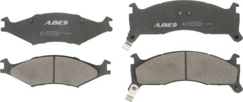 ABE C10302ABE - Тормозные колодки, дисковые, комплект autosila-amz.com