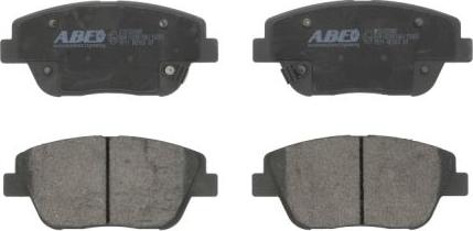 ABE C10335ABE - Тормозные колодки, дисковые, комплект autosila-amz.com