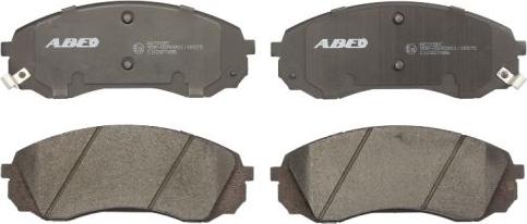 ABE C10327ABE - Тормозные колодки, дисковые, комплект autosila-amz.com