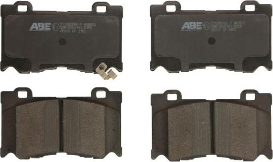 ABE C11095ABE-P - Тормозные колодки, дисковые, комплект autosila-amz.com