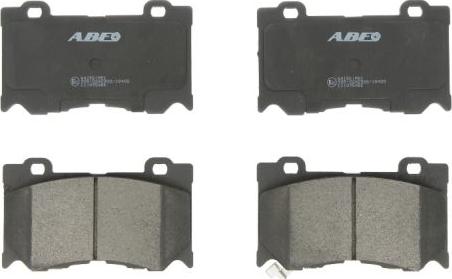 ABE C11095ABE - Тормозные колодки, дисковые, комплект autosila-amz.com