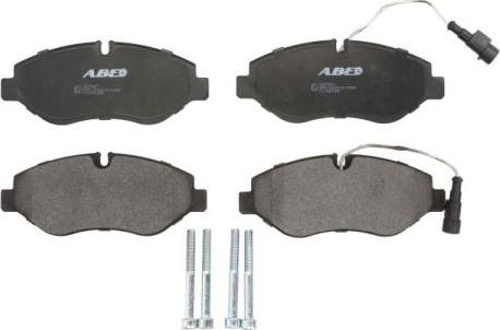 ABE C11092ABE - Тормозные колодки, дисковые, комплект autosila-amz.com