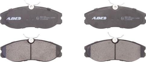 ABE C11056ABE - Тормозные колодки, дисковые, комплект autosila-amz.com