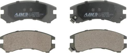 ABE C11035ABE - Тормозные колодки, дисковые, комплект autosila-amz.com