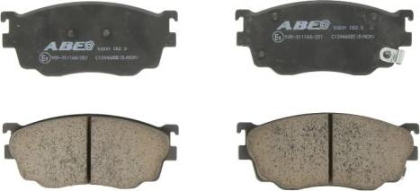 ABE C13046ABE - Тормозные колодки, дисковые, комплект autosila-amz.com