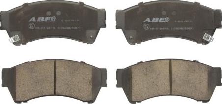 ABE C13062ABE - Тормозные колодки, дисковые, комплект autosila-amz.com