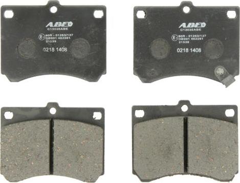 ABE C13035ABE - Тормозные колодки, дисковые, комплект autosila-amz.com