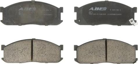 ABE C13025ABE - Тормозные колодки, дисковые, комплект autosila-amz.com