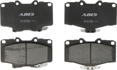 ABE C12071ABE - Тормозные колодки, дисковые, комплект autosila-amz.com