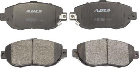 ABE C12072ABE - Тормозные колодки, дисковые, комплект autosila-amz.com