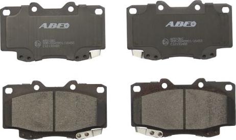 ABE C12130ABE - Тормозные колодки, дисковые, комплект autosila-amz.com