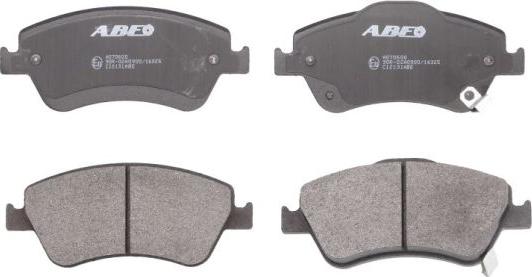 ABE C12131ABE - Тормозные колодки, дисковые, комплект autosila-amz.com