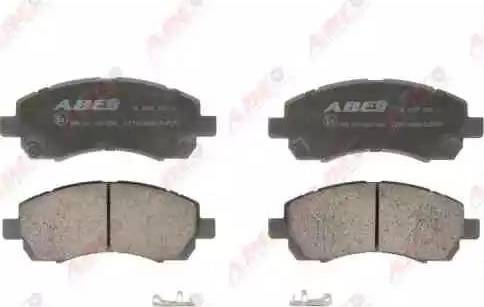 ABE C17012ABE - Тормозные колодки, дисковые, комплект autosila-amz.com