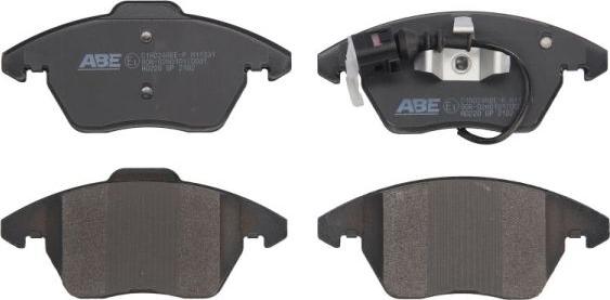 ABE C1A024ABE-P - Тормозные колодки, дисковые, комплект autosila-amz.com