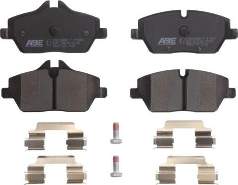 ABE C1B023ABE-P - Тормозные колодки, дисковые, комплект autosila-amz.com