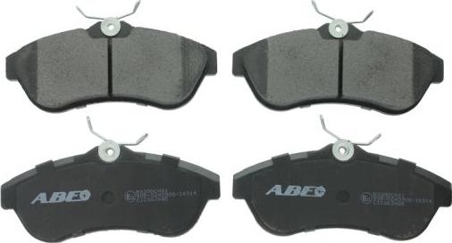 ABE C1C063ABE - Тормозные колодки, дисковые, комплект autosila-amz.com