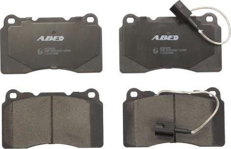 ABE C1D024ABE - Дисковые тормозные колодки, комплект autosila-amz.com