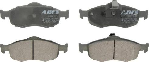 ABE C1G029ABE - Тормозные колодки, дисковые, комплект autosila-amz.com