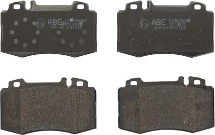 ABE C1M058ABE - Тормозные колодки, дисковые, комплект autosila-amz.com