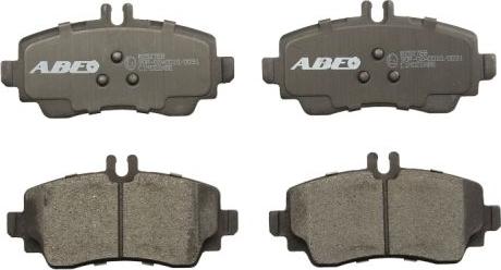 ABE C1M022ABE - Тормозные колодки, дисковые, комплект autosila-amz.com