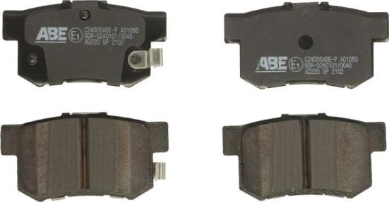 ABE C24005ABE-P - Тормозные колодки, дисковые, комплект autosila-amz.com