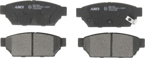 ABE C25004ABE - Тормозные колодки, дисковые, комплект autosila-amz.com