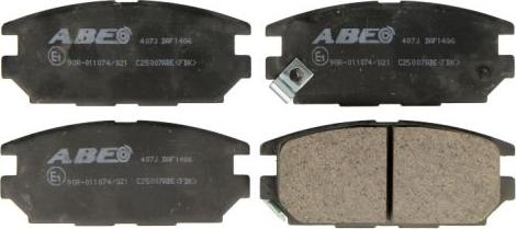 ABE C25007ABE - Тормозные колодки, дисковые, комплект autosila-amz.com