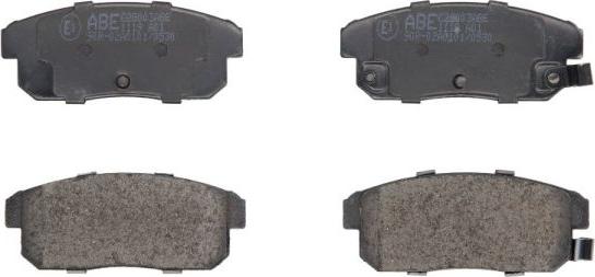 ABE C28003ABE - Тормозные колодки, дисковые, комплект autosila-amz.com