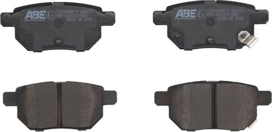 ABE C22035ABE-P - Тормозные колодки, дисковые, комплект autosila-amz.com